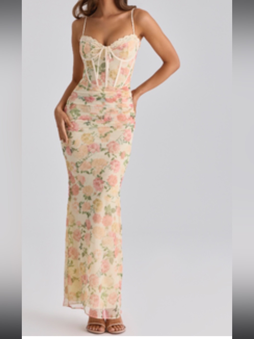 House of CB Floral Corset Dress